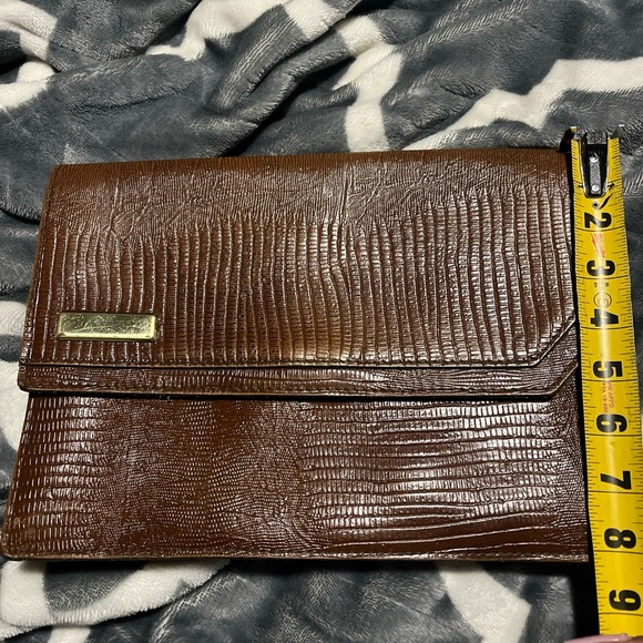 Vintage REEM Genuine Leather Clutch/Crossbody Bag - Picture 7 of 8